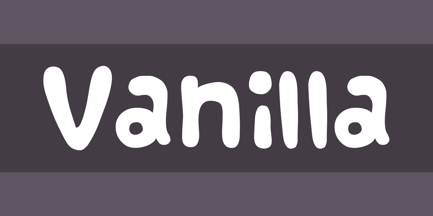 Vanilla Font